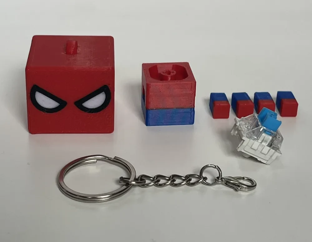 Chaveiro Clicker homem aranha