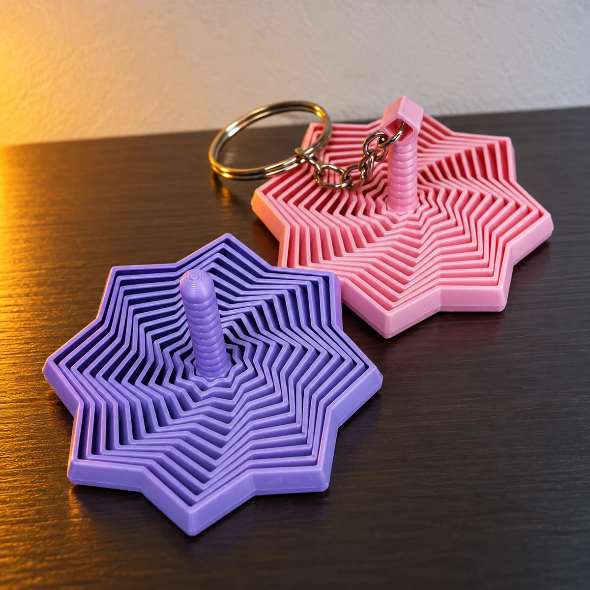 Chaveiro mini estrela sensorial
